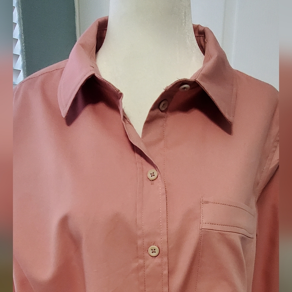 Pink Button-Up Shirt - Picture 6 of 7